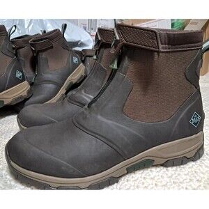 The Original Muck Boot Company Apex Mid Zip Brown Waterproof Men's Sz 14 Boot